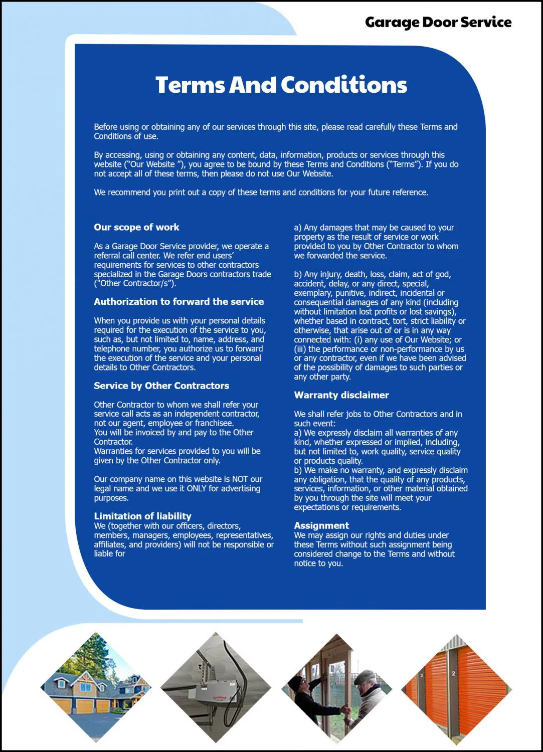 All County Garage Doors Washington, DC 202-621-2071